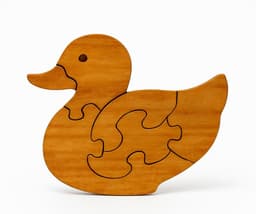 Wooden Duck Shape Puzzle